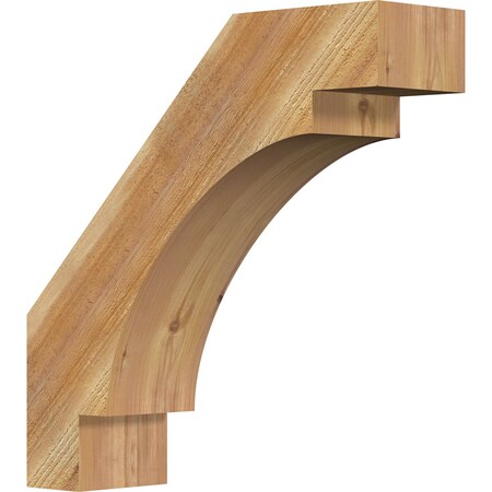6"W x 22"D x 22"H Merced Rough Sawn Knee Brace, Western Red Cedar